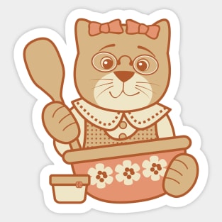 Mama Cooking and Baking Sticker